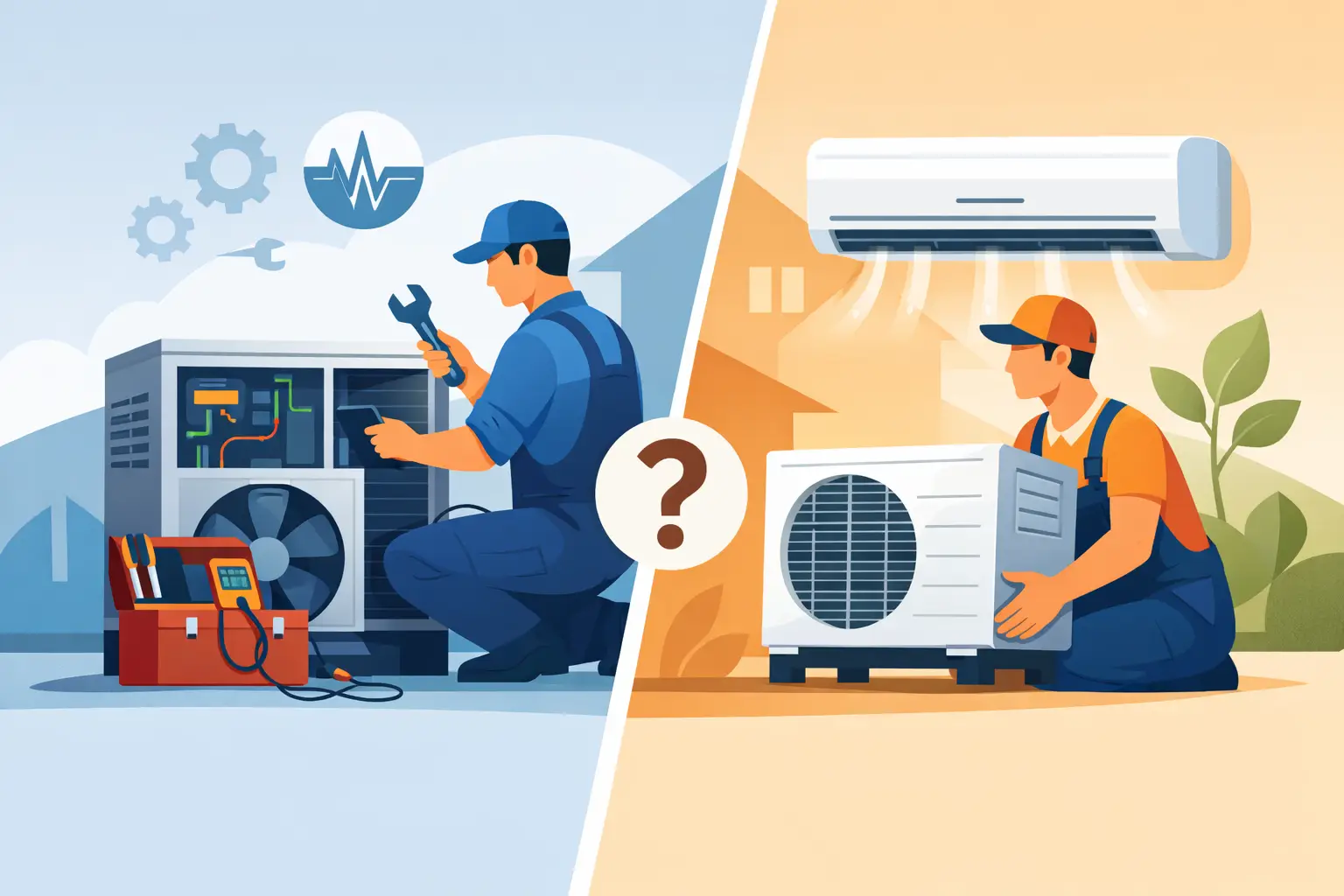 HVAC Repair Versus Replacement: Which Pays Off?