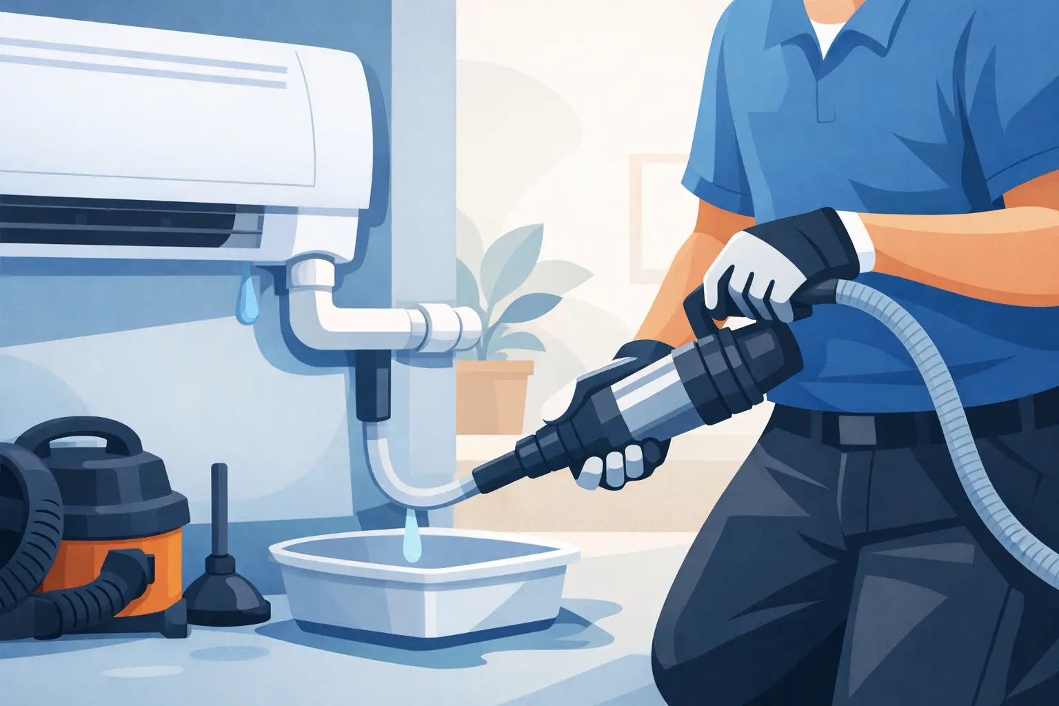 How to Unclog AC Drain Without Making a Mess