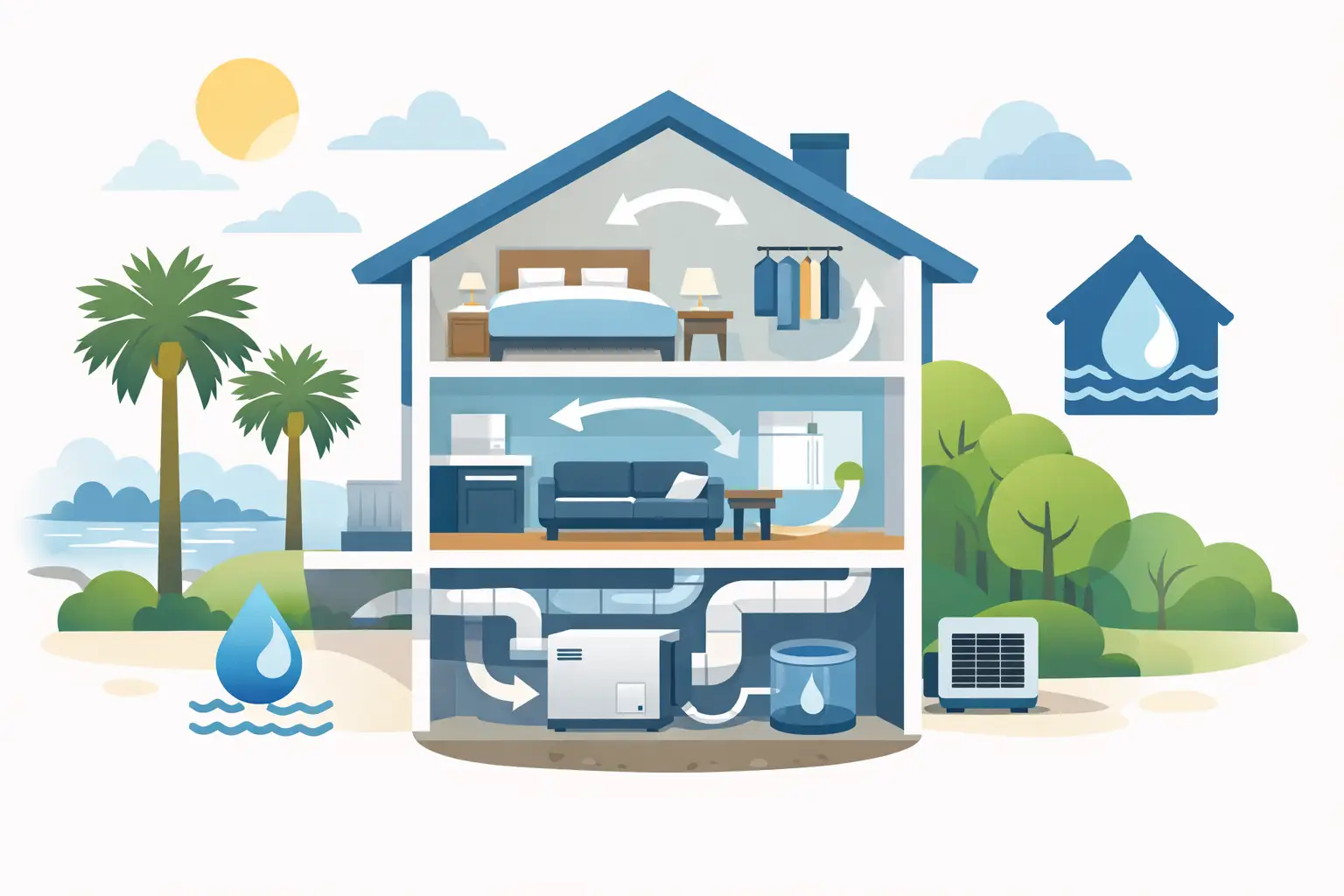 Whole Home Dehumidifier Guide for SC Homes
