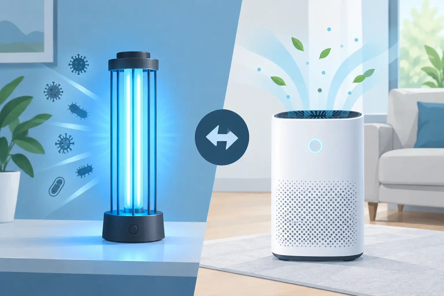 UV Light Versus Air Purifier for Your Home